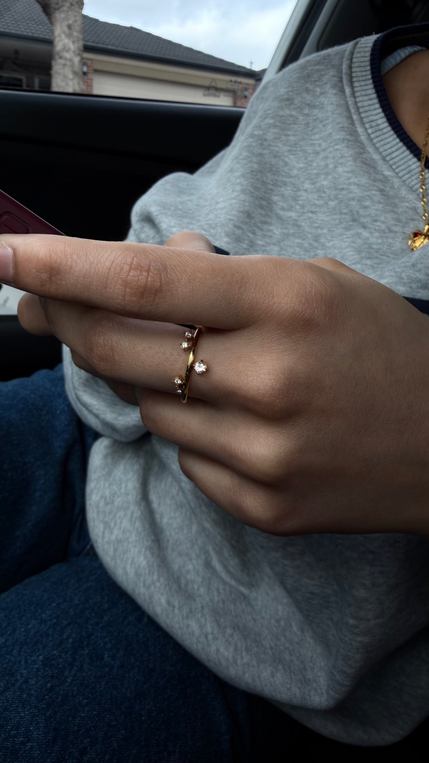 Little Diamonds ring