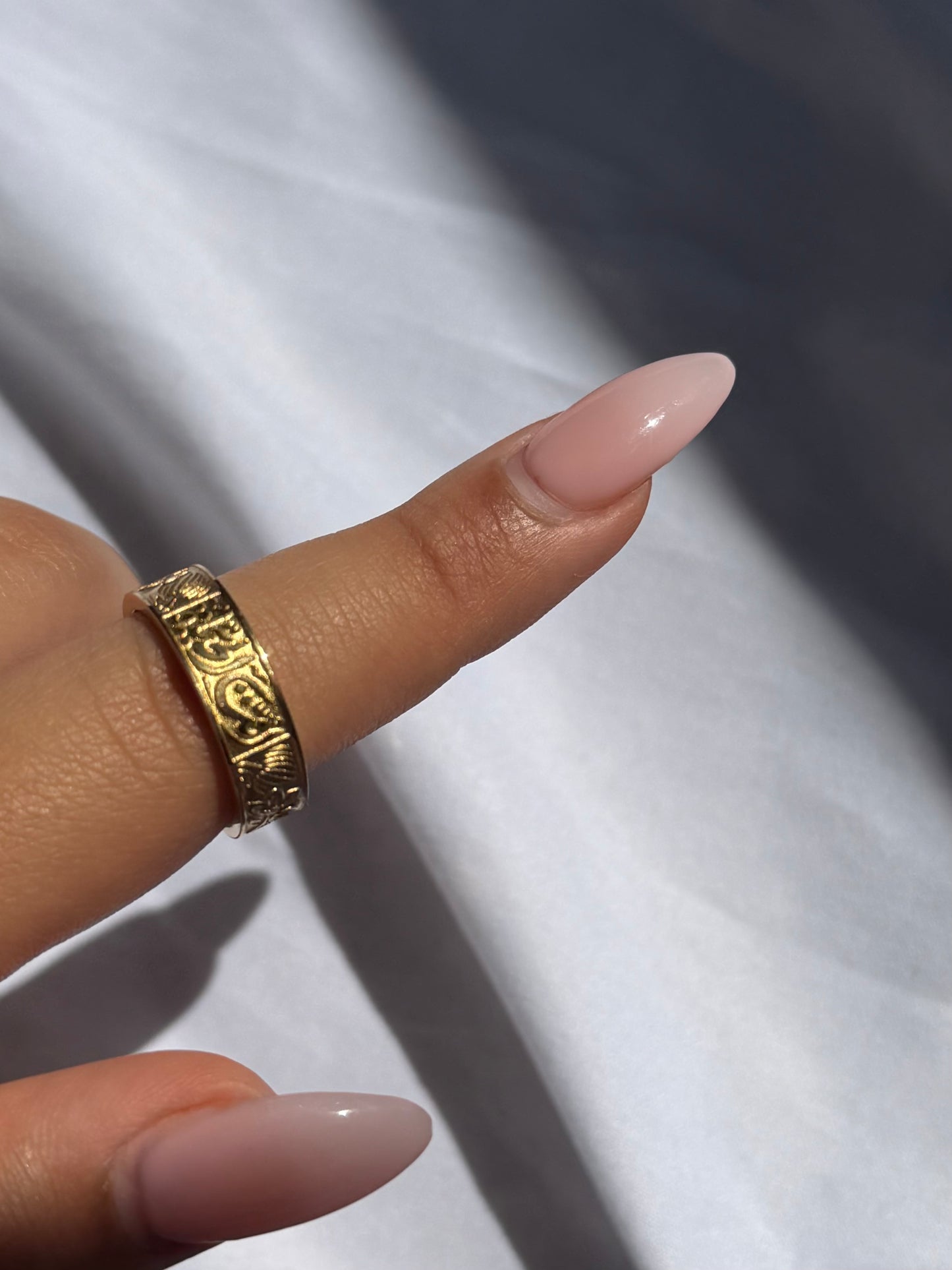 “You are Life” Arabic calligraphy ring