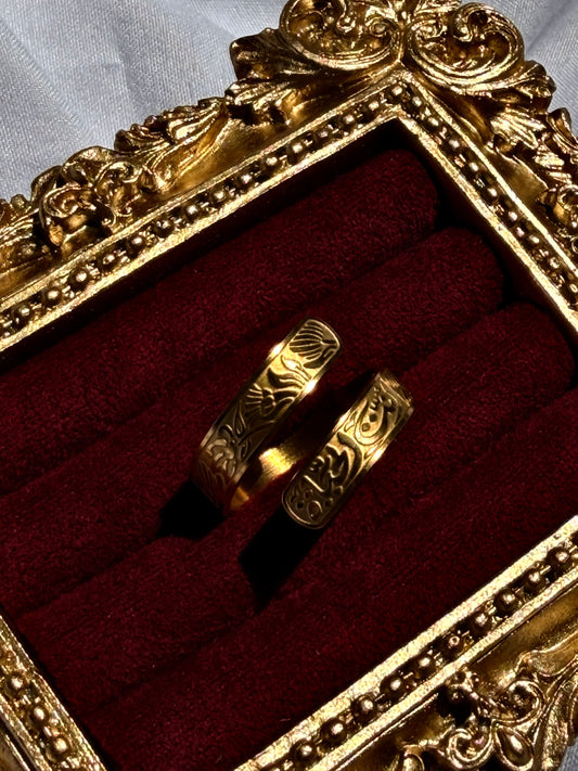 ‘You are life’ Arabic calligraphy ring