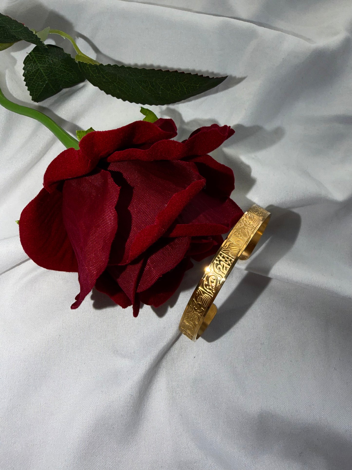 “You are Life” Arabic calligraphy bangle