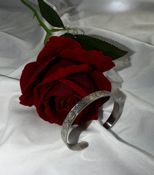 “You are Life” Arabic calligraphy bangle