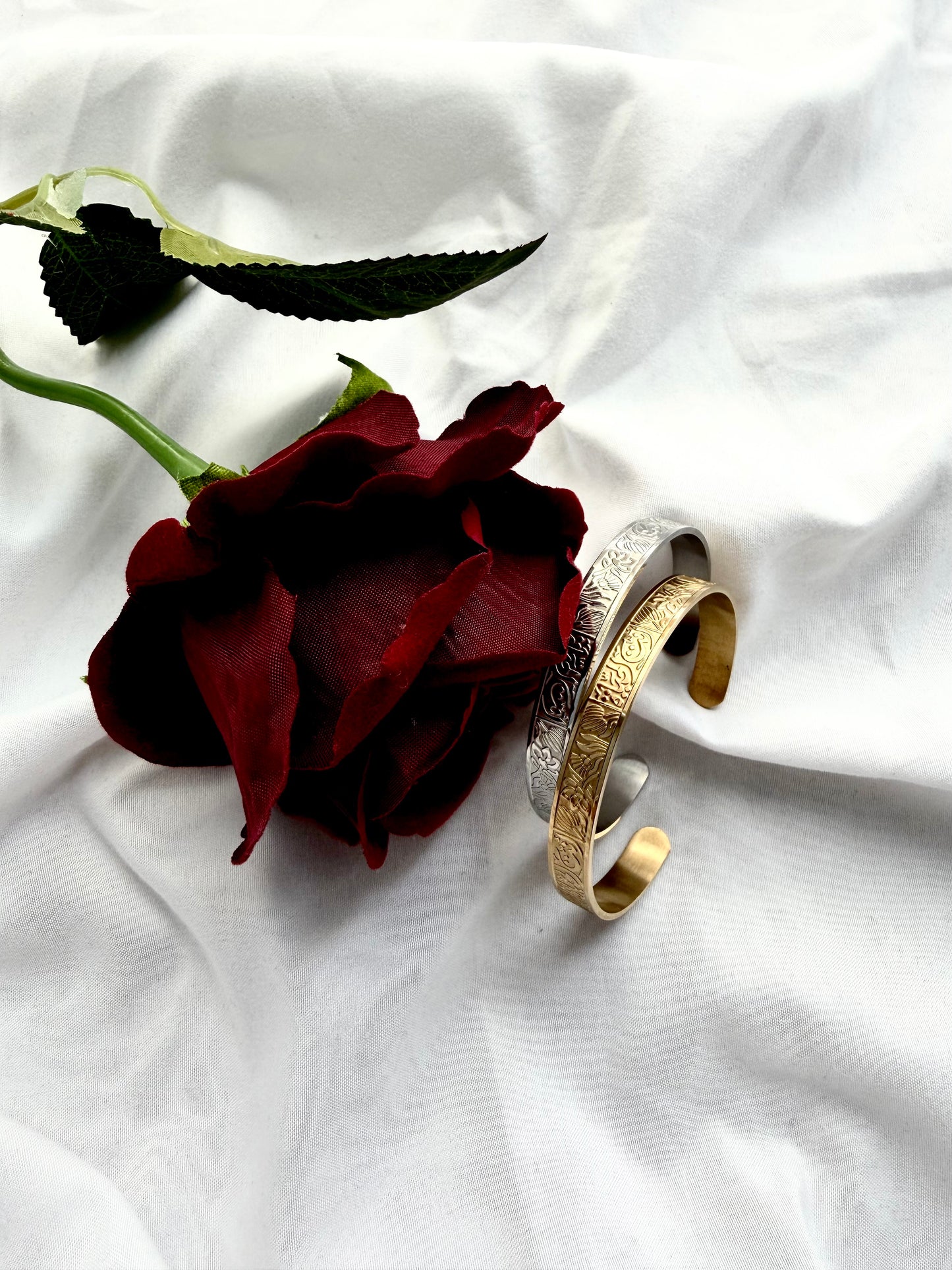 “You are Life” Arabic calligraphy bangle