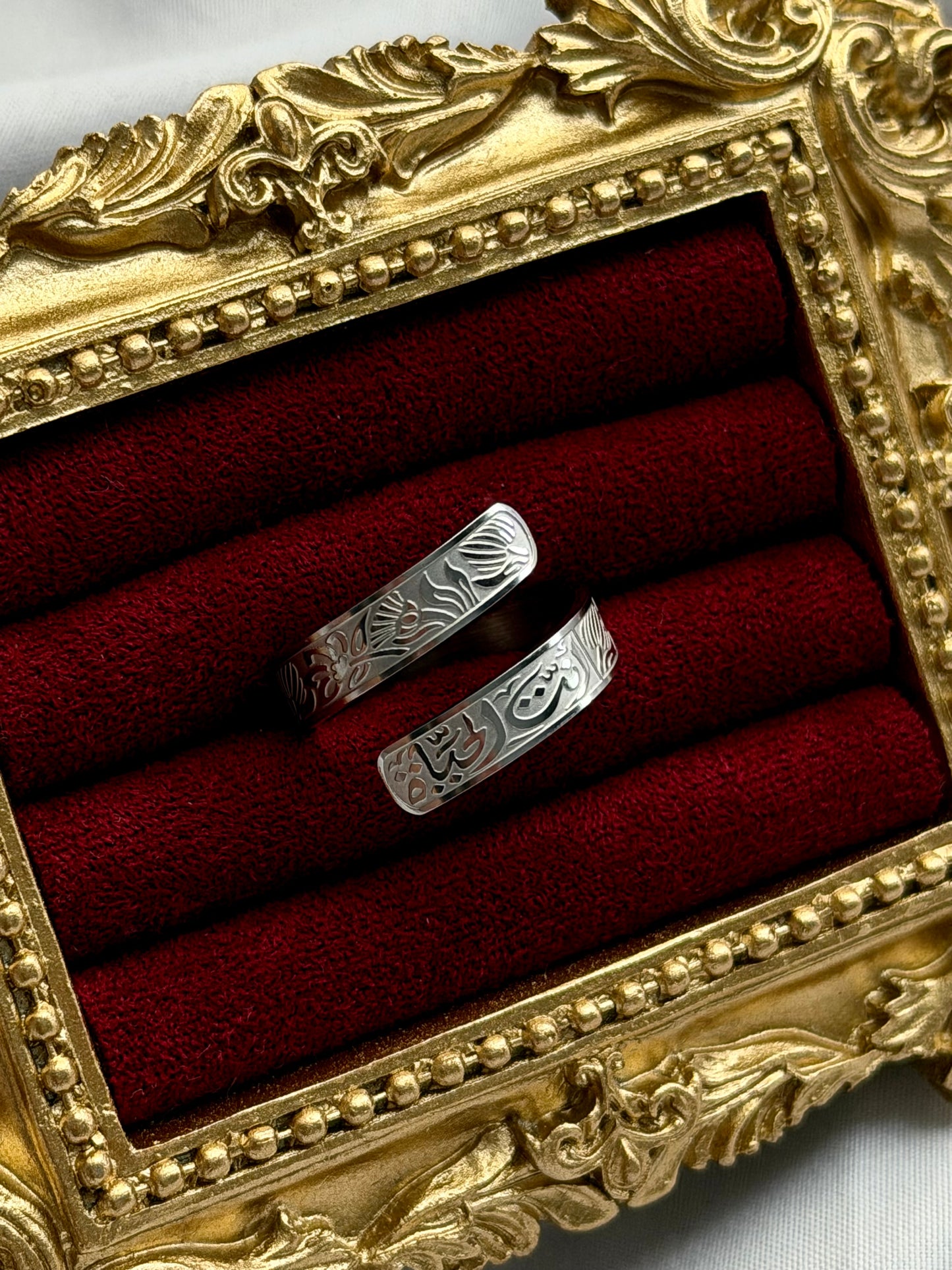 ‘You are life’ Arabic calligraphy ring