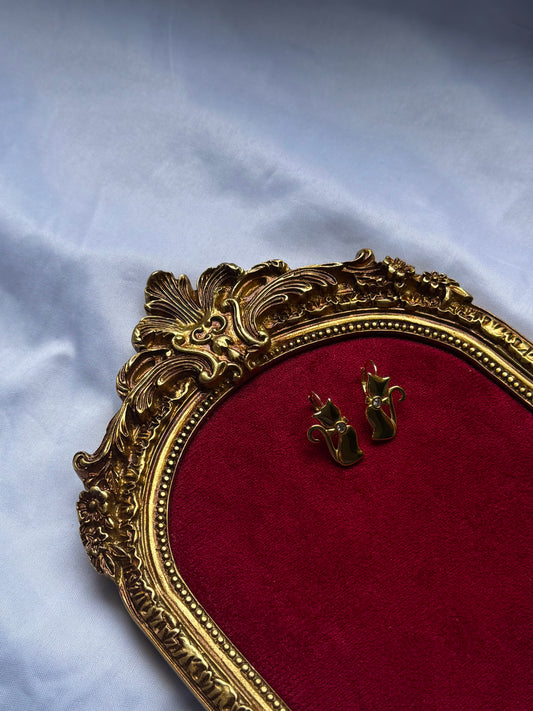 Cat Silhouette earrings