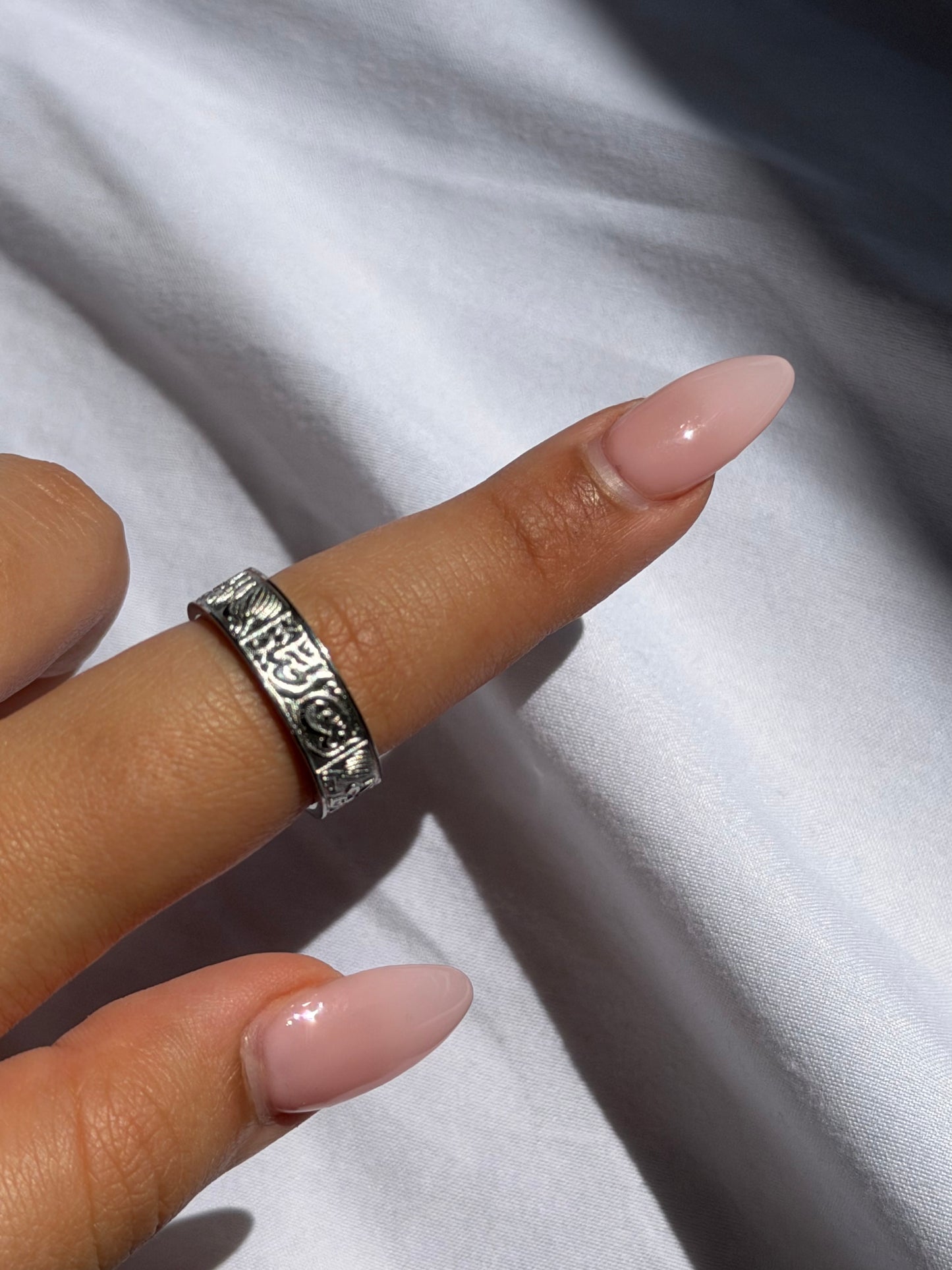 “You are Life” Arabic calligraphy ring