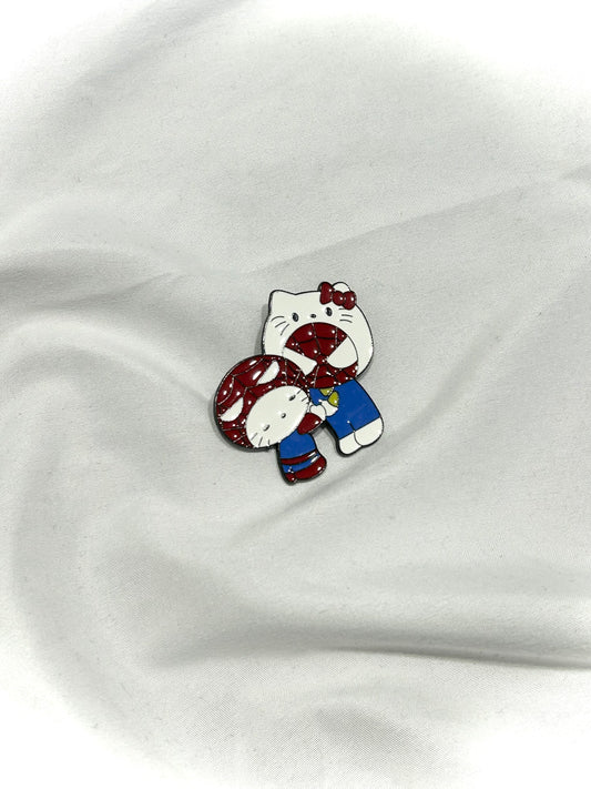 Hello kitty and Spiderman Pin