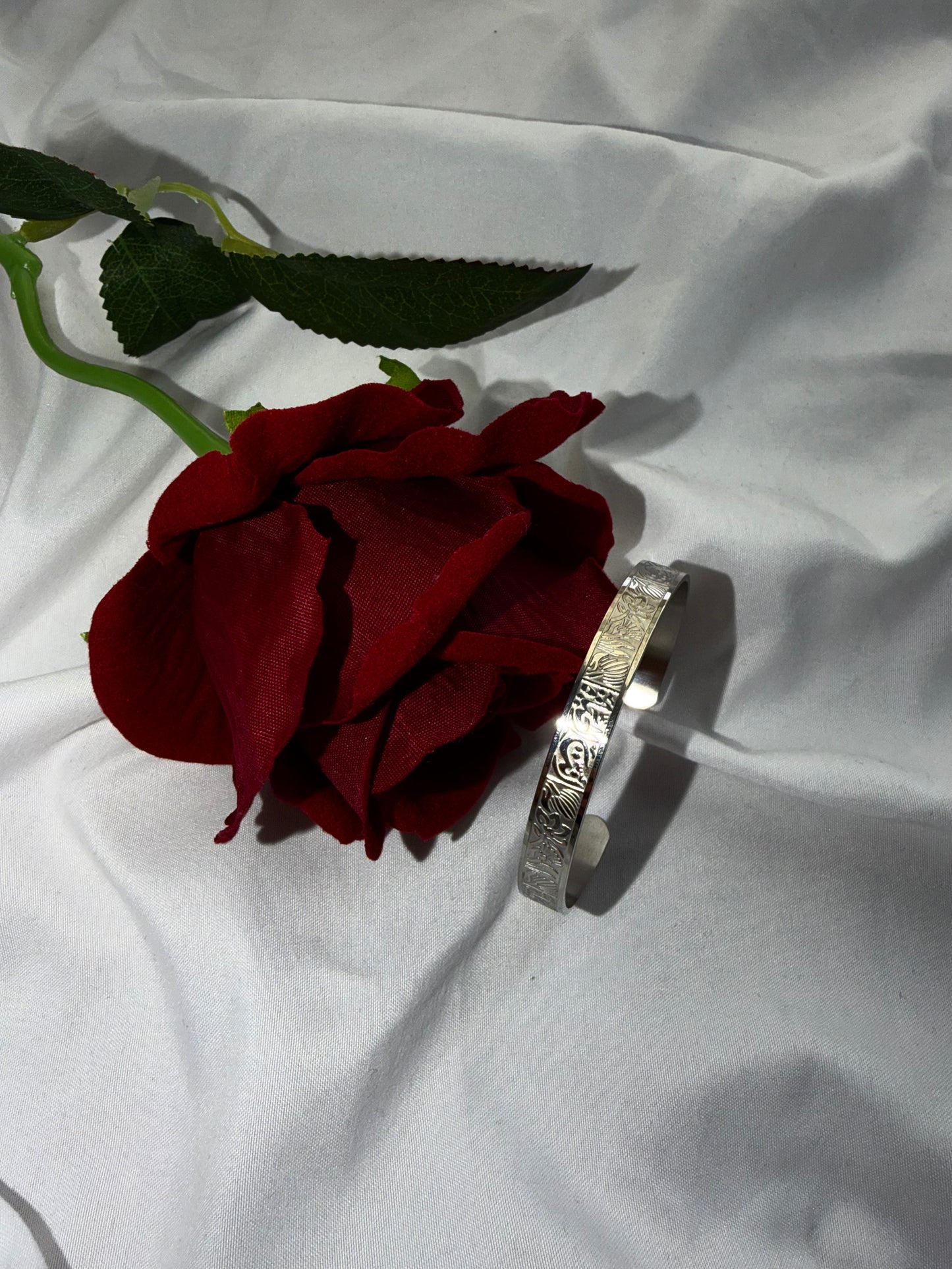 “You are Life” Arabic calligraphy bangle